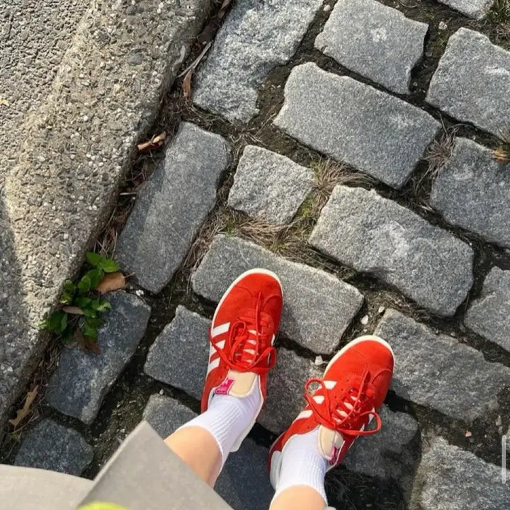 [BUNJANG] Adidas Gazelle Preloved Red Sneakers / 아디다스 가젤 프리러브 레드 230