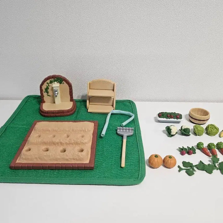 [BUNJANG] Sylvanian Families Vegetable Garden Set / 실바니안 (올드)잔디매트가 있는 야채가든세트