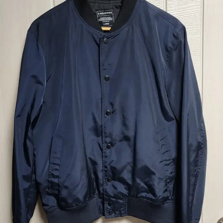 [BUNJANG] Giordano Navy Blouson (L) / 지오다노 네이비 블루종(L)
