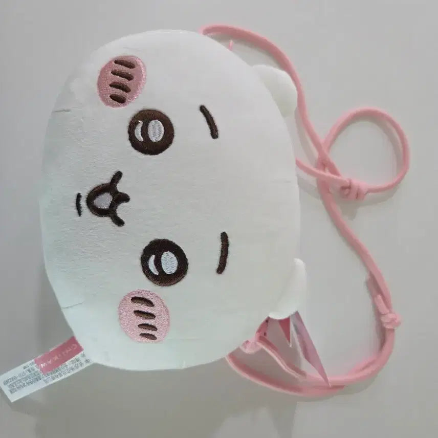 [BUNJANG] Chiikawa Face Plush Mini Crossbody Bag / 치이카와 얼굴 인형 미니 크로스백