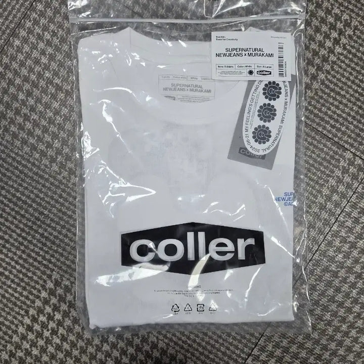 [BUNJANG] NewJeans Murakami Collaboration T-shirt XL / 뉴진스 무라카미 티셔츠 XL
