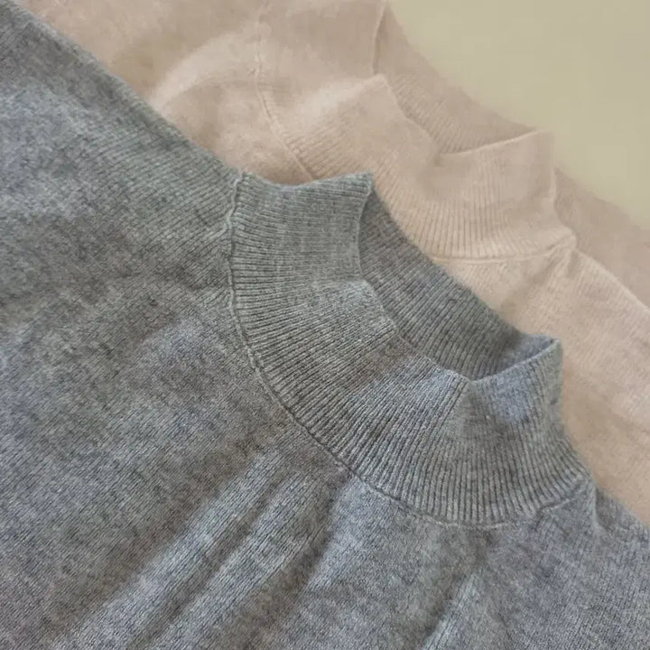 [BUNJANG] Premium Knit Short Sleeve T-Shirts (New) - Set of 2 / 고급니트 반팔(새상품)2장세일