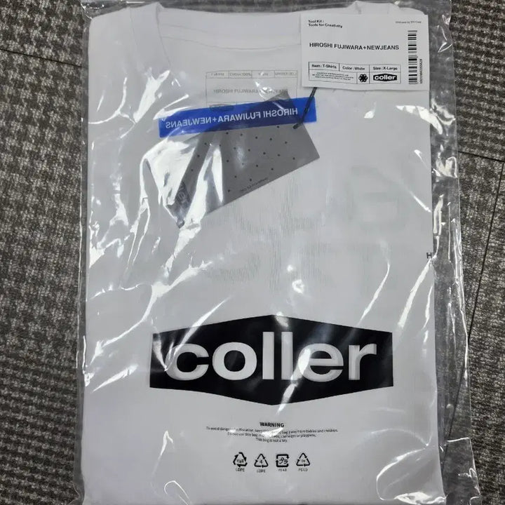 [BUNJANG] NewJeans Fujiwara T-shirt XL / 뉴진스 후지와라 티셔츠 XL