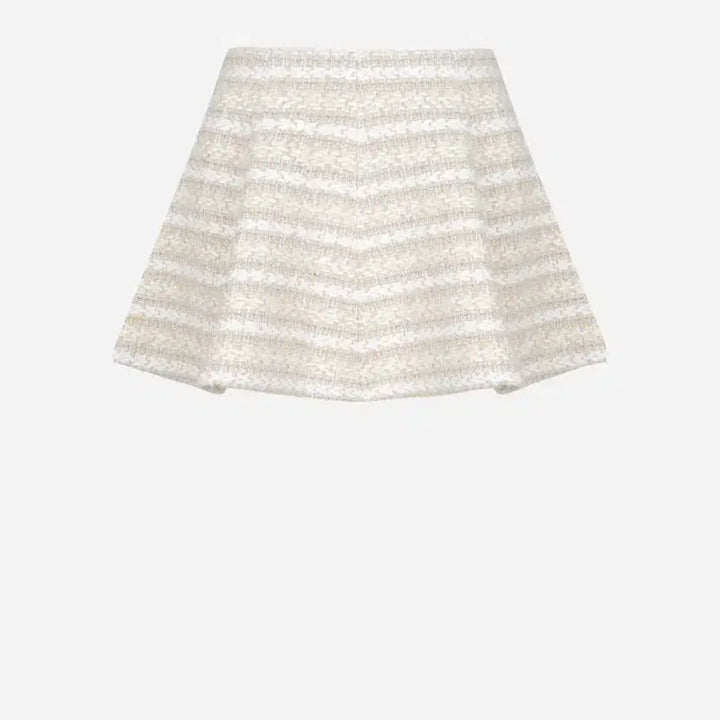 [BUNJANG] The Laundromat Miel Beige Tweed Skirt M / 더로랑 미엘 베이지 트위드 마니 스커트 m
