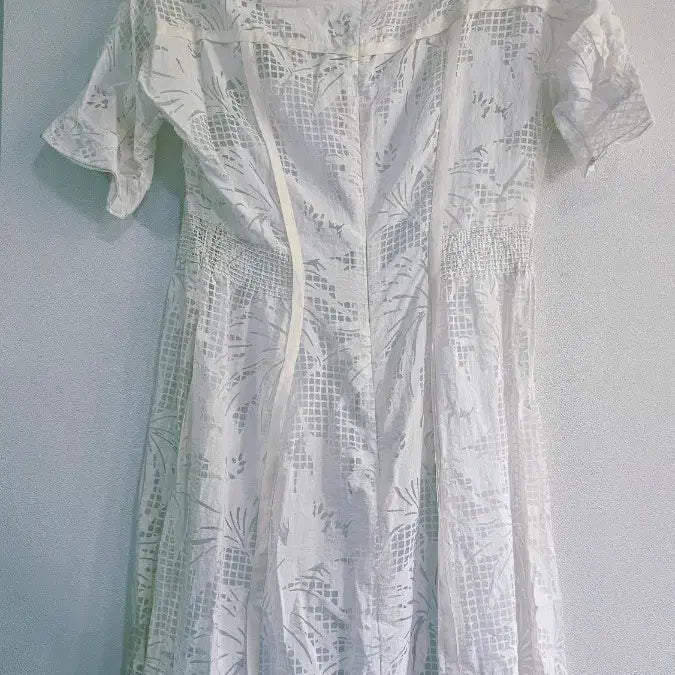[BUNJANG] Zigot White Lace A-line Dress / 지고트 / 화이트 레이스 원피스 55