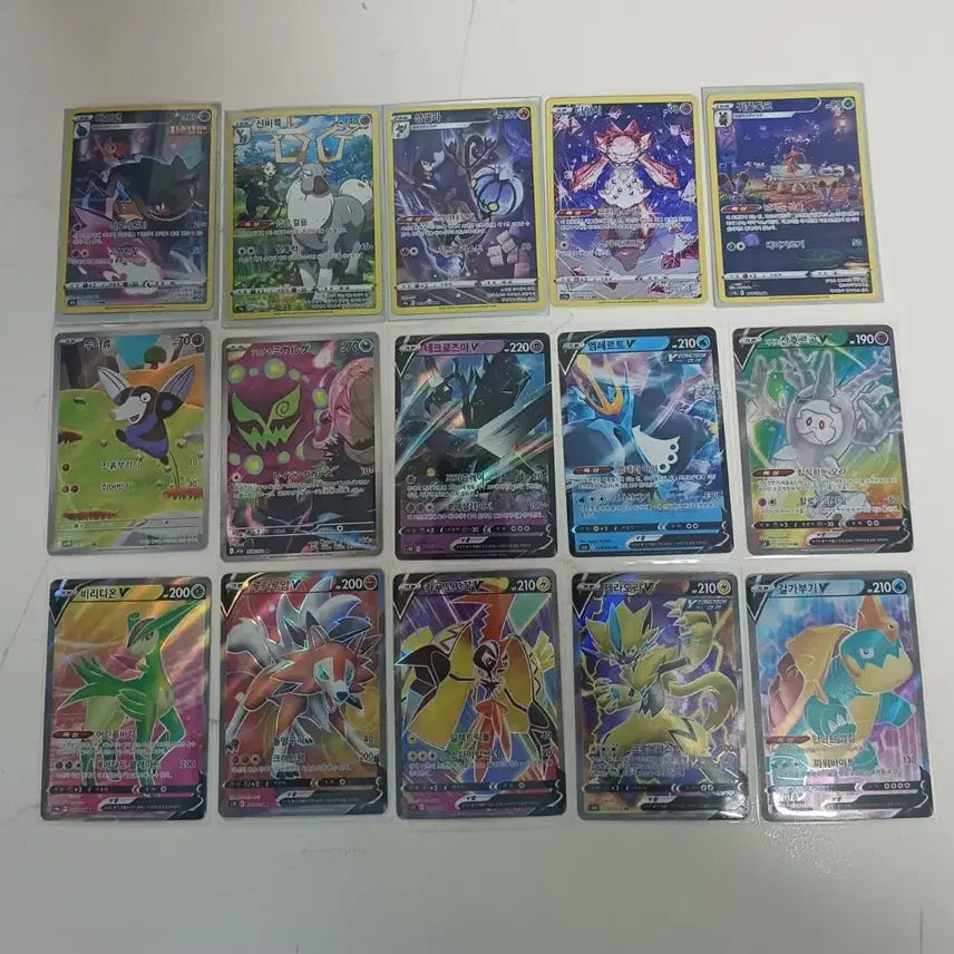 [SOLD OUT] 포켓몬카드 CHR, AR, SR, RR 엘범용 일괄