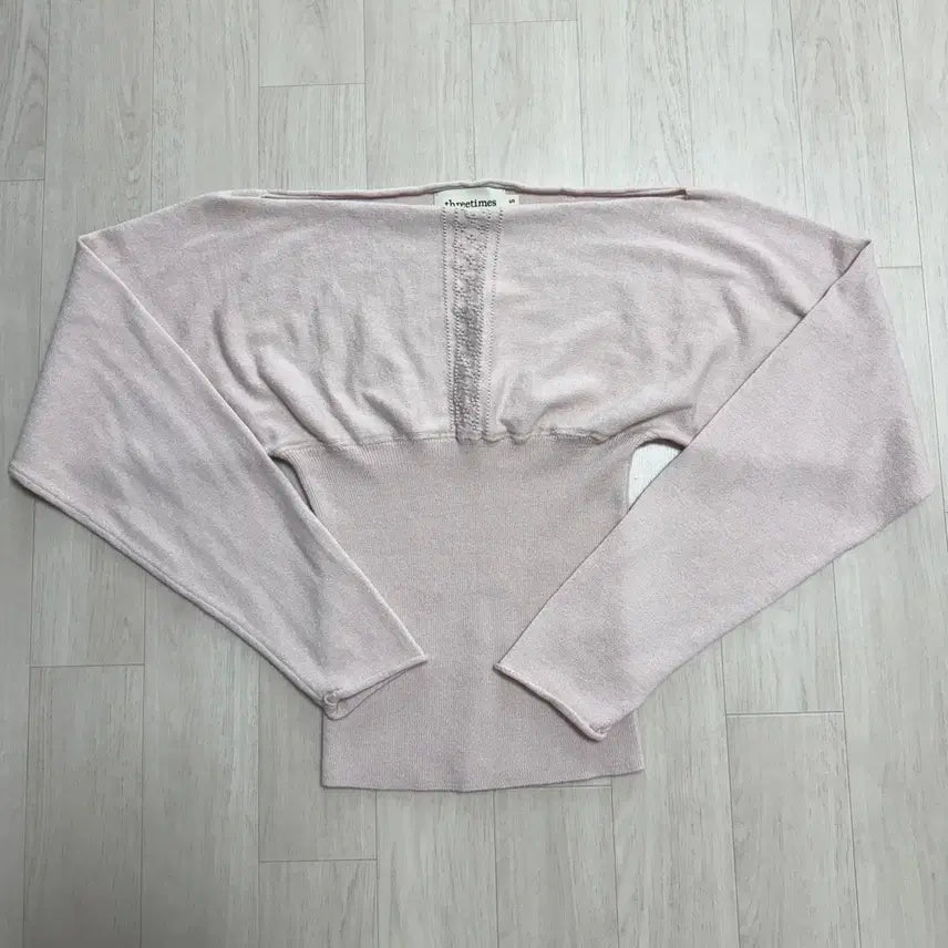 [SOLD OUT] 쓰리타임즈 듀이 오프 탑 핑크 S Dewy off top
