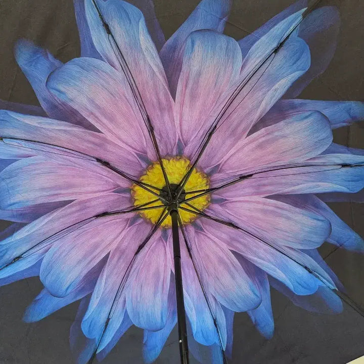 [BUNJANG] Floral Pattern 3-Section Umbrella / 플라워 패턴 3단 양산 겸 우산