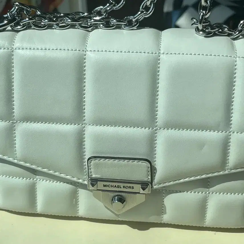[BUNJANG] Michael Kors MK Quilted Shoulder Bag / 마이클코어스 MK 이보영 가방