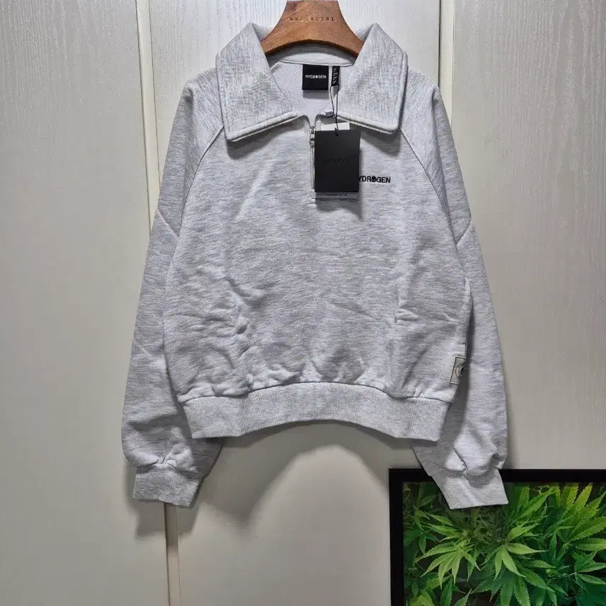 [BUNJANG] Hydrogen Zip-Up Sweatshirt Grey / (세일)(새상품)하이드로겐 집업 맨투맨 그레이
