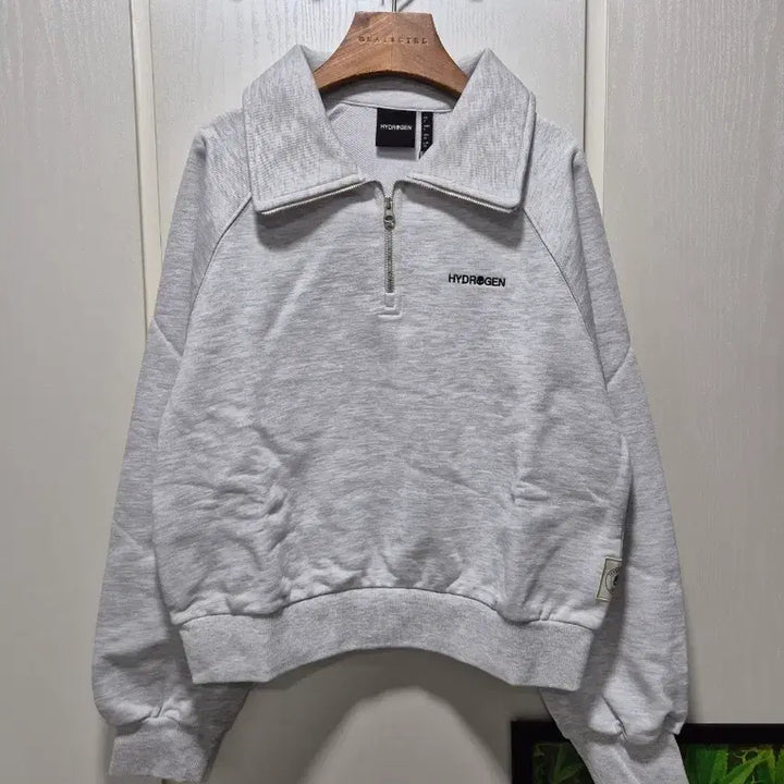 [BUNJANG] Hydrogen Zip-Up Sweatshirt Grey / (세일)(새상품)하이드로겐 집업 맨투맨 그레이