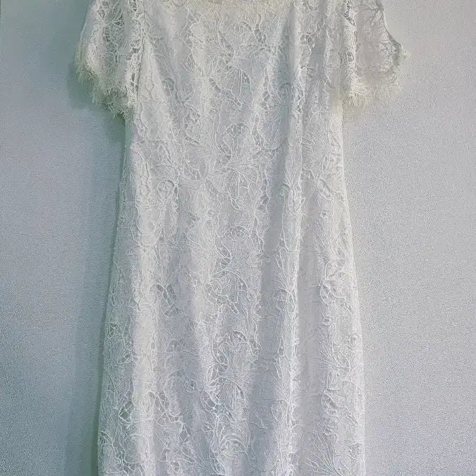 [BUNJANG] ZIGOT Lace Organza Long Dress / (미착용) 지고트 / 레이스 오간자 원피스 55