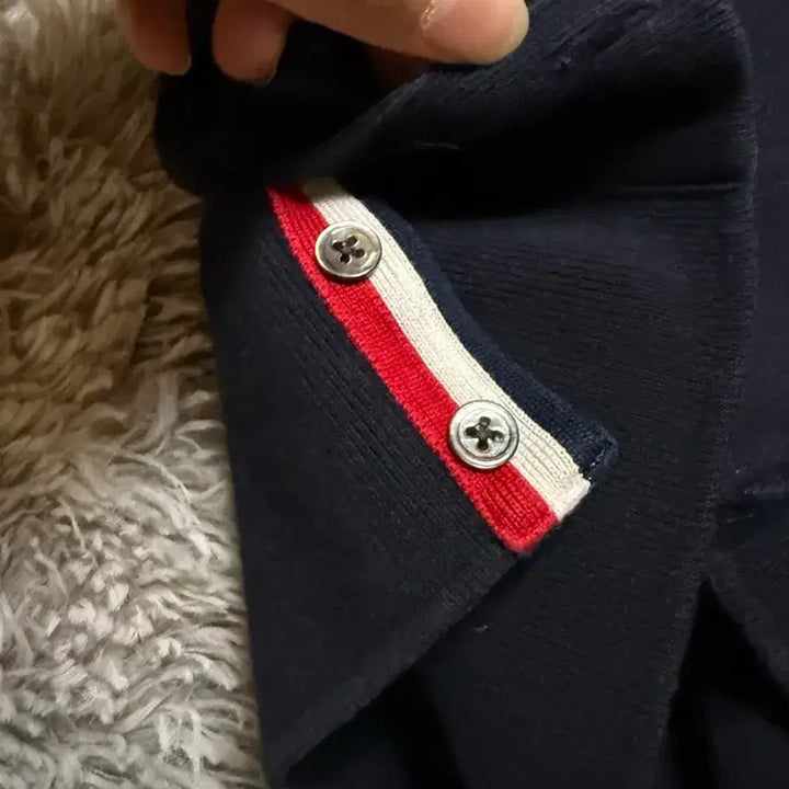 [BUNJANG] Thom Browne Engineered Sweatshirt Navy / 톰브라운 엔지니어드 사선 스웨트셔츠 네이비