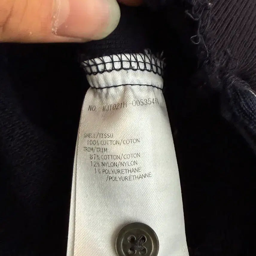 [BUNJANG] Thom Browne Engineered Sweatshirt Navy / 톰브라운 엔지니어드 사선 스웨트셔츠 네이비