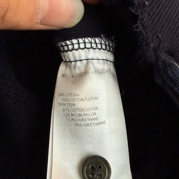 [BUNJANG] Thom Browne Engineered Sweatshirt Navy / 톰브라운 엔지니어드 사선 스웨트셔츠 네이비