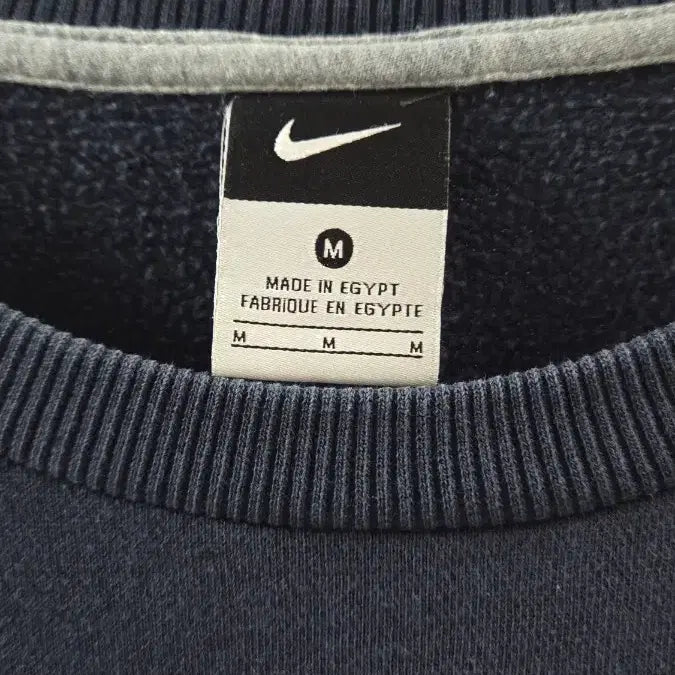 [BUNJANG] Nike Swoosh Navy Sweatshirt M / 나이키 스우시 맨투맨 네이비 M