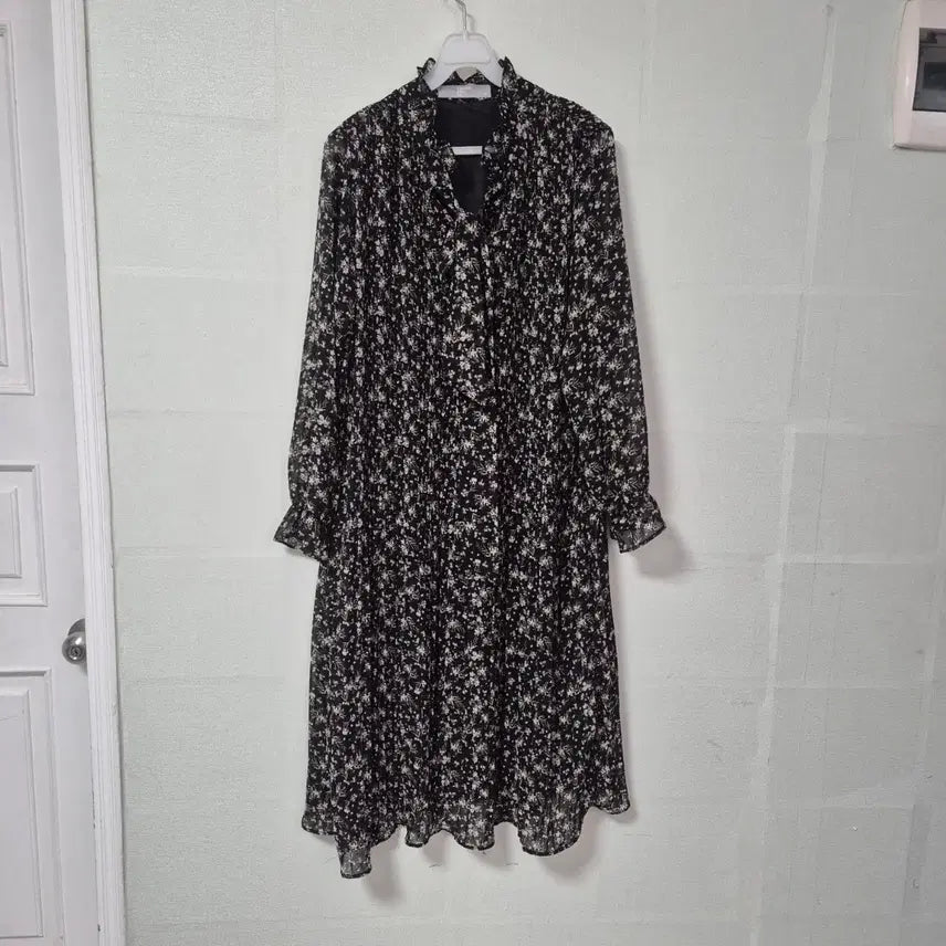 [BUNJANG] 8 Seconds Floral Pattern Long Dress / 에잇세컨즈 플라워 패턴 원피스 F