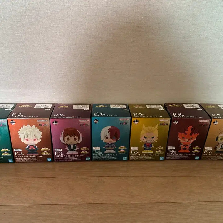 [BUNJANG] My Hero Academia Sofvi Figure F Prize Full Set (Sealed) / (택포7.5) 나의 히어로 아카데미아 소프비 피규어 F상 풀세트 미개봉