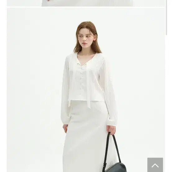 [BUNJANG] MICANE White Setup Skirt / MICANE 미케인 화이트 셋업 스커트