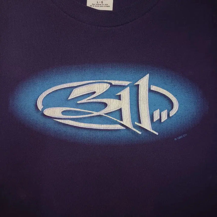 [BUNJANG] 311 Blue Album T-Shirt / 90s 311 Blue Album 티셔츠