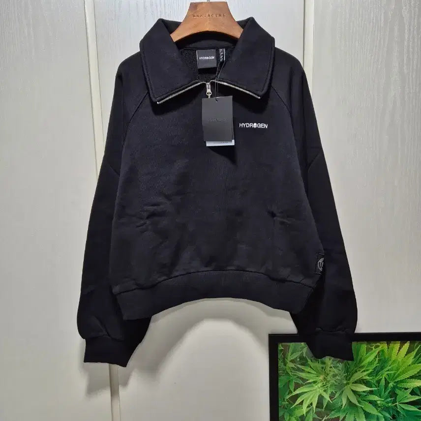 [BUNJANG] Hydrogen Zip-Up Sweatshirt Black M / (세일)(새상품)하이드로겐 집업 맨투맨 블랙M