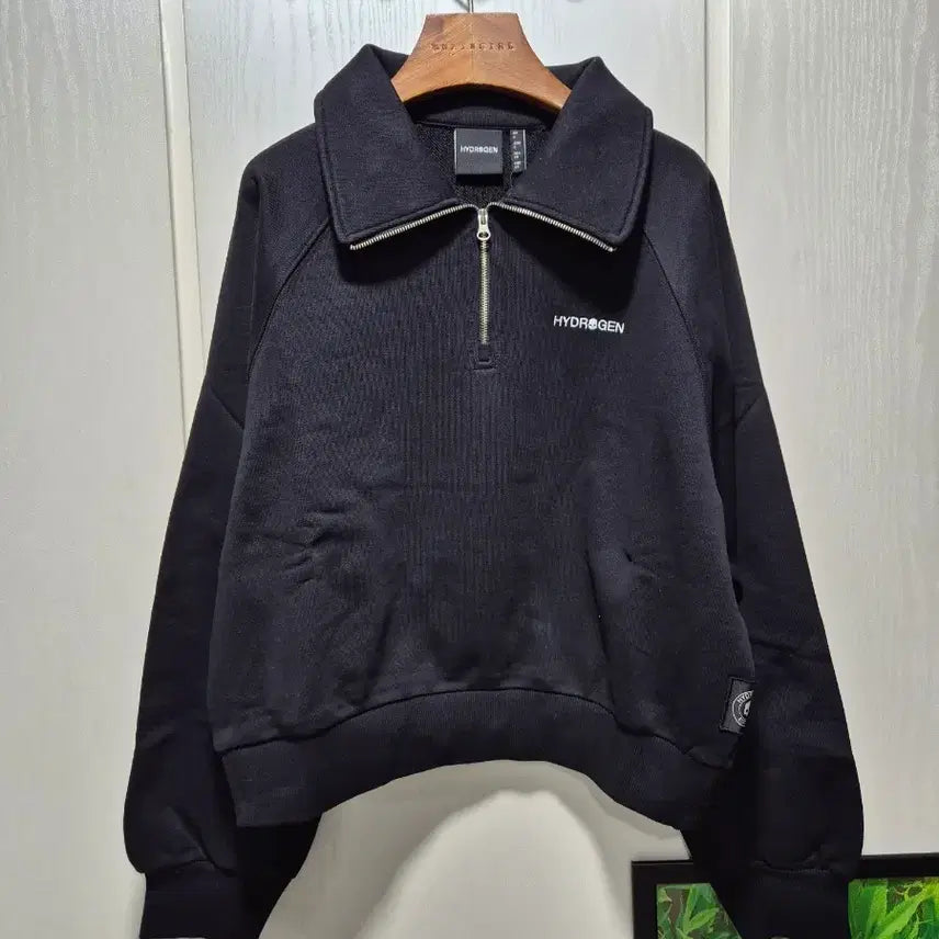 [BUNJANG] Hydrogen Zip-Up Sweatshirt Black M / (세일)(새상품)하이드로겐 집업 맨투맨 블랙M
