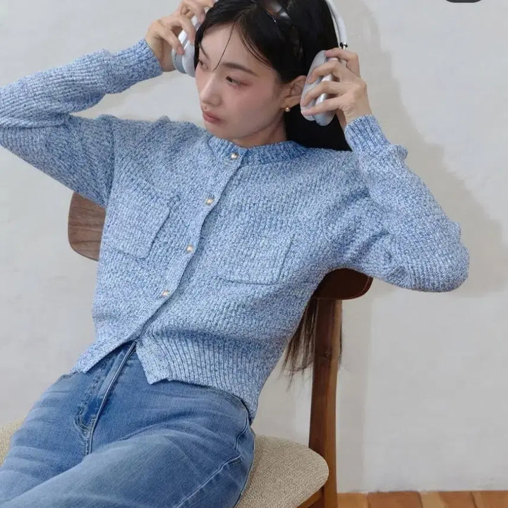 [BUNJANG] It Michaa Tweed Cardigan / 잇미샤 트위드 가디건