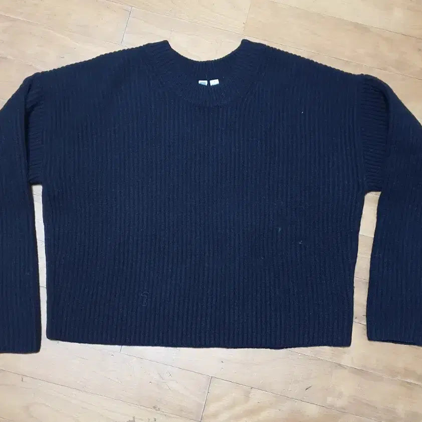 [BUNJANG] Uniqlo U Wool Crop Knit M / 유니클로 U 크롭 울 니트 M