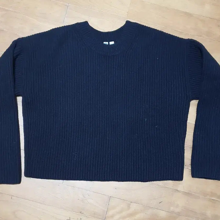 [BUNJANG] Uniqlo U Wool Crop Knit M / 유니클로 U 크롭 울 니트 M