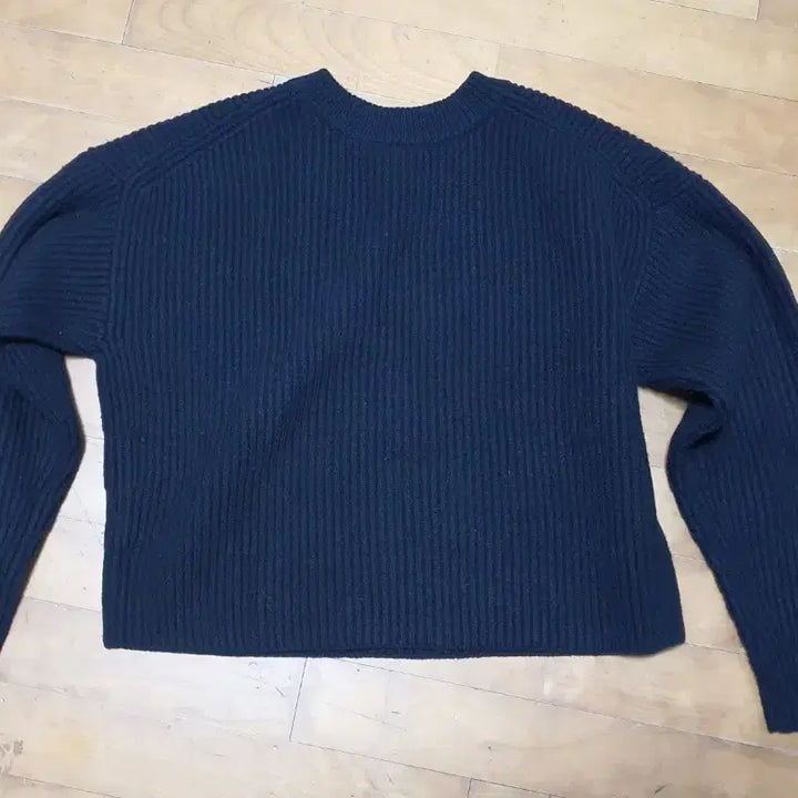 [BUNJANG] Uniqlo U Wool Crop Knit M / 유니클로 U 크롭 울 니트 M