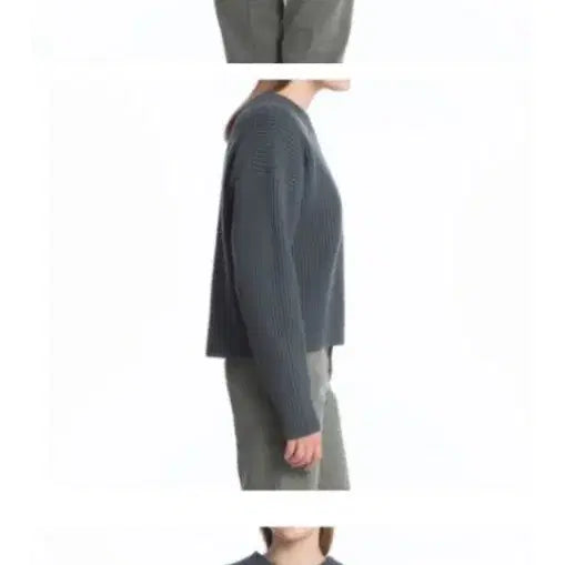 [BUNJANG] Uniqlo U Wool Crop Knit M / 유니클로 U 크롭 울 니트 M