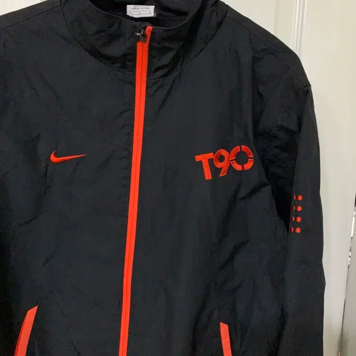 [BUNJANG] Nike T90 Black Windbreaker Jacket L / 나이키 T90 블랙 바람막이 자켓 L