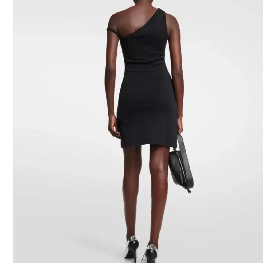 [BUNJANG] Courreges One-Shoulder Mini Dress / 꾸레쥬 원숄더 미니원피스