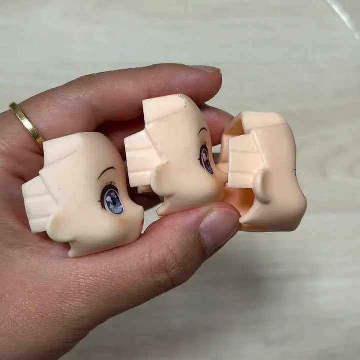 [BUNJANG] Nendoroid Suzukaze Aoba Face Parts Set / 넨도로이드 얼굴 파츠 3개 오비츠 오비츠로이드 스즈카제아오바