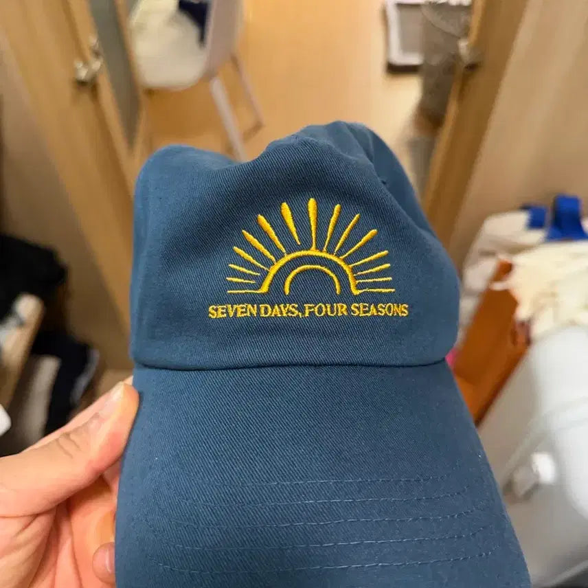 [BUNJANG] Chilsa Navy Free Size Ball Cap / 칠사 볼캡 네이비 프리사이즈