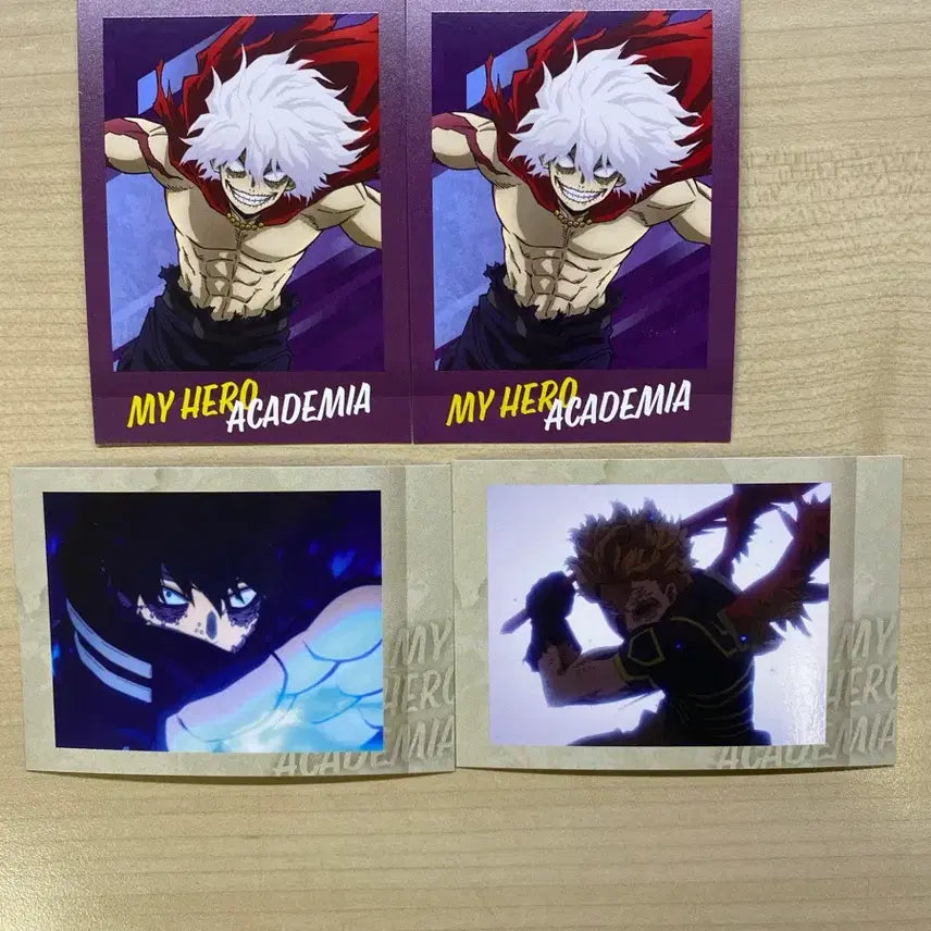 [BUNJANG] My Hero Academia Card Set / 나의 히어로 아카데미아 카드 4장 세트