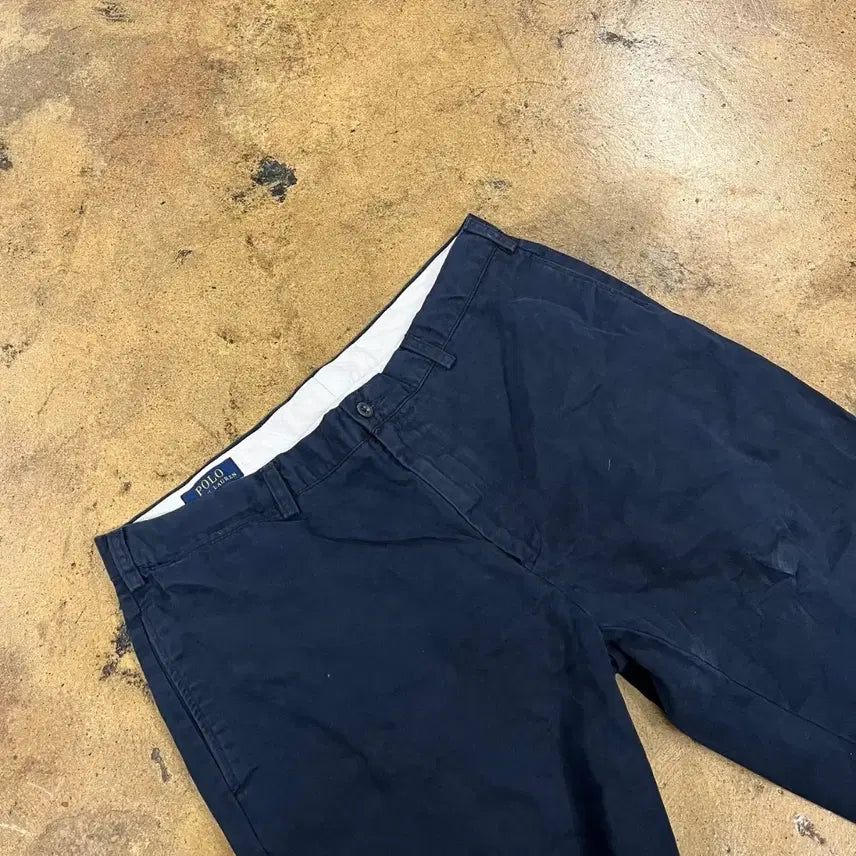 [BUNJANG] Polo Ralph Lauren Navy Cotton Pants / [정품] 폴로 랄프로렌 네이비 면바지