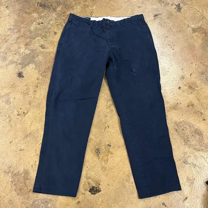 [BUNJANG] Polo Ralph Lauren Navy Cotton Pants / [정품] 폴로 랄프로렌 네이비 면바지