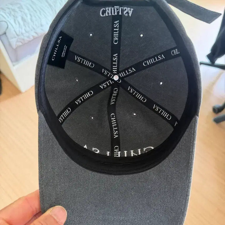 [BUNJANG] Chilsa Grey Ball Cap / 칠사 그레이 볼캡