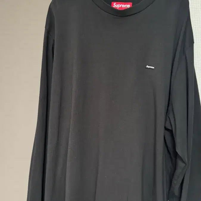 [BUNJANG] Supreme Small Box Long Sleeve T-shirt Black / 슈프림 스몰 박스 롱슬리브 티셔츠 블랙 - 24SS