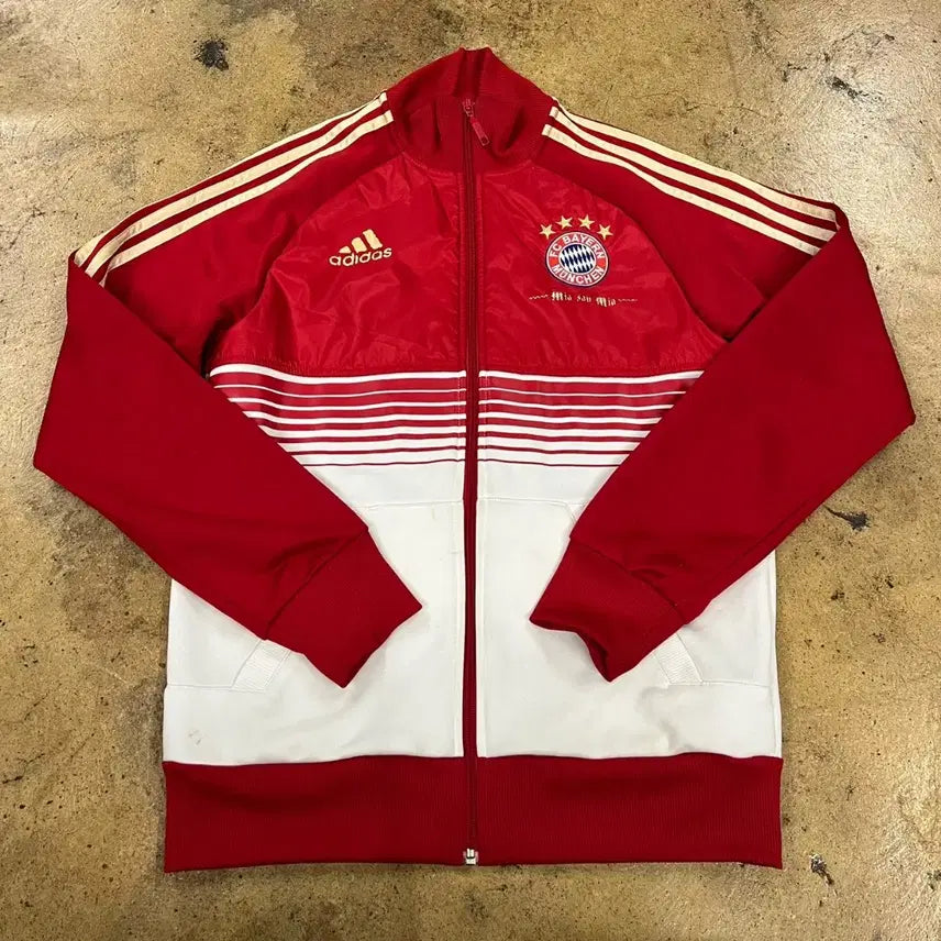 [BUNJANG] Adidas Bayern Munich Track Top Jersey Red / [정품/S] 아디다스 바이에른 뮌헨 트랙탑 져지 레드
