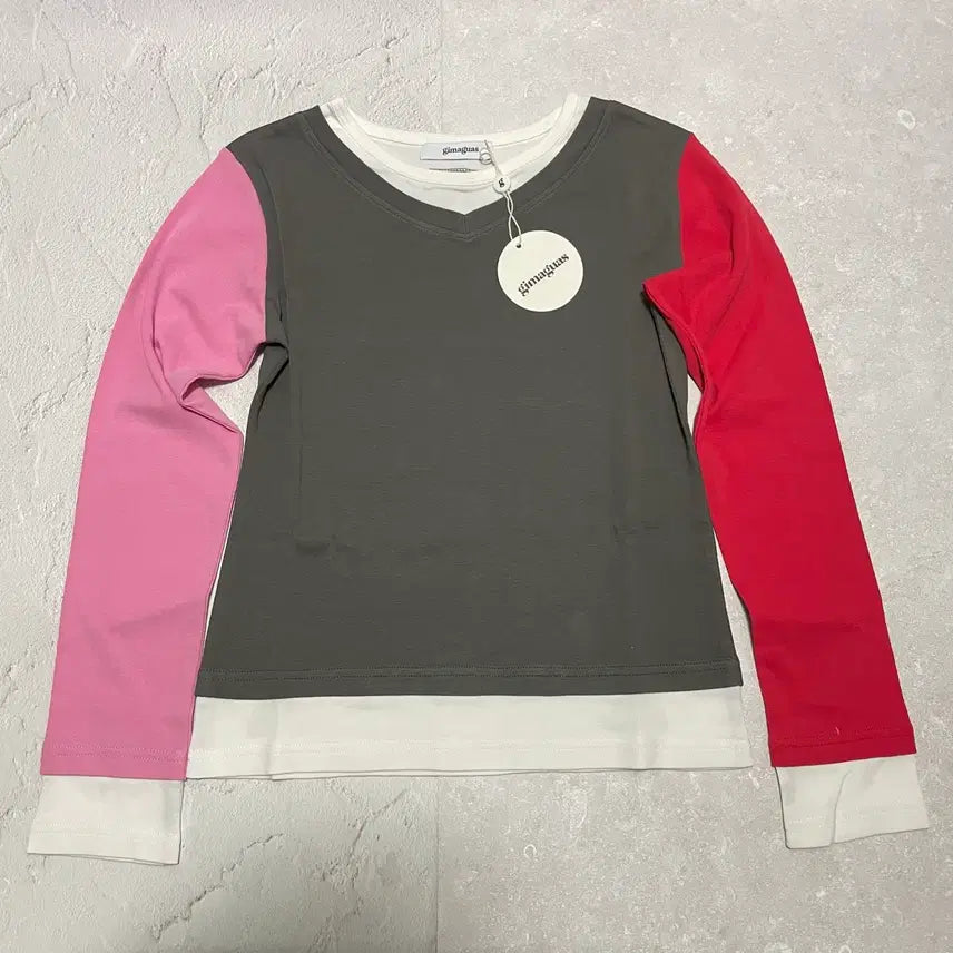 [BUNJANG] Samm Layered Long Sleeve Shirt / [S,M] 새상품 기마구아스 Samm 레이어드 롱슬리브 멀티