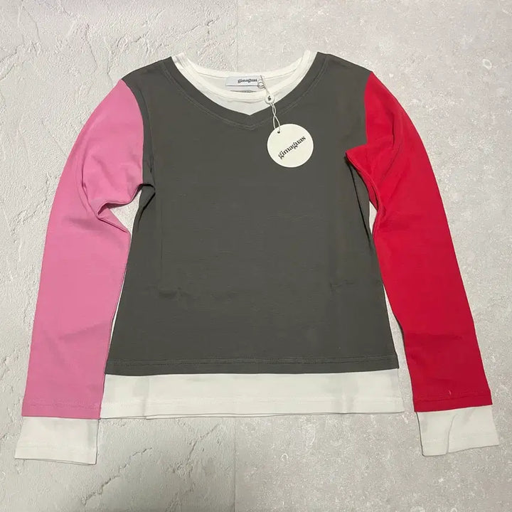 [BUNJANG] Samm Layered Long Sleeve Shirt / [S,M] 새상품 기마구아스 Samm 레이어드 롱슬리브 멀티
