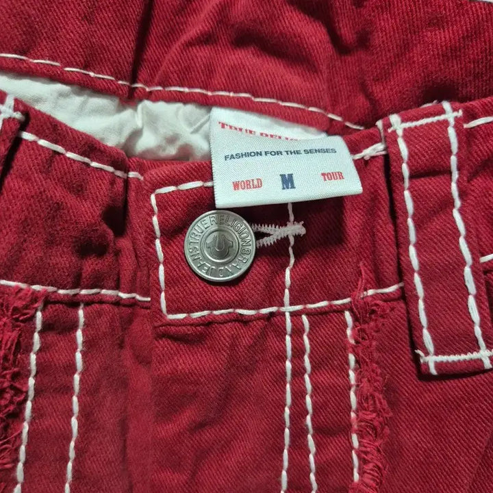 [BUNJANG] True Religion Red Wide Leg Jeans / (타임세일)(새상품) 트루릴리젼 레드 와이드 팬츠