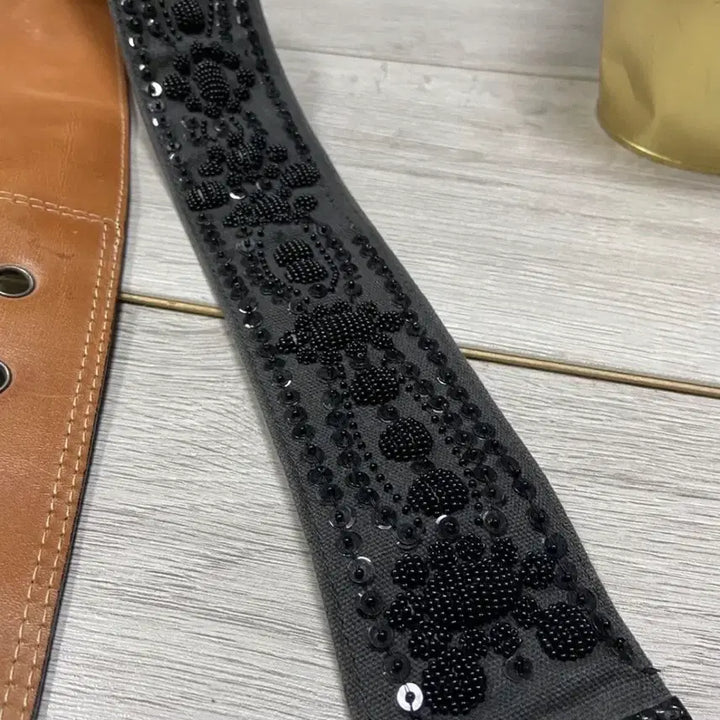 [BUNJANG] Dries Van Noten Rhinestone Belt / 드리스반노튼 라인스톤 벨트