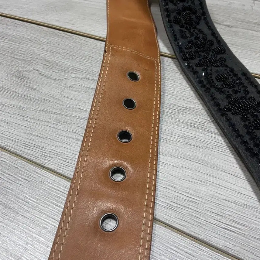 [BUNJANG] Dries Van Noten Rhinestone Belt / 드리스반노튼 라인스톤 벨트