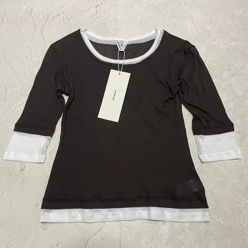 [BUNJANG] Gemma Layered Top (Brown) / [S,M] 새상품 기마구아스 Gemma 레이어드 탑