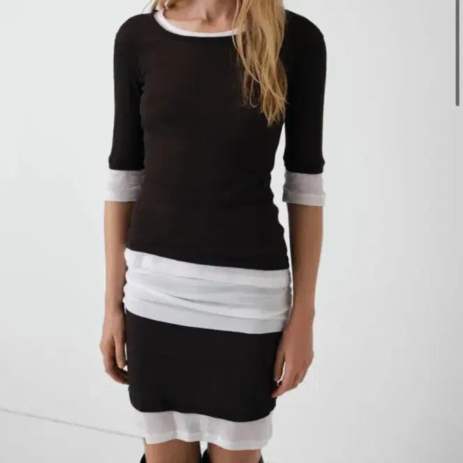 [BUNJANG] Gemma Layered Top (Brown) / [S,M] 새상품 기마구아스 Gemma 레이어드 탑