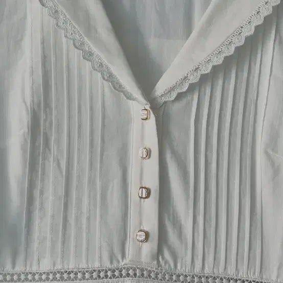 [BUNJANG] Simple Retro Fiona Sailor Collar Lace Dress / (새상품)심플레트로 FIONA 세일러카라 원피스