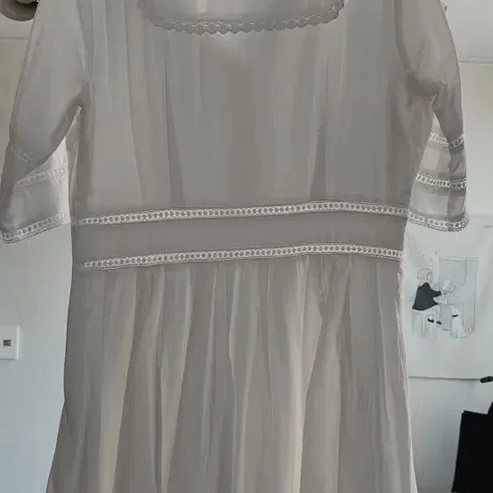 [BUNJANG] Simple Retro Fiona Sailor Collar Lace Dress / (새상품)심플레트로 FIONA 세일러카라 원피스